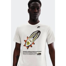 Nike Tee Oc Med Gfx Culture Erkek Pamuklu Beyaz Tişört