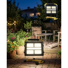 My Best Store Solar Enerjili LED Kamp Feneri 4 Modlu Ayarlanabilir Açılı Güçlü Aydınlatma