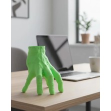 Serac Collection 3D Yeşil El Tasarım Dekor 27X22 cm Büyük Boy Şık Obje - SA002G-6ERQ09