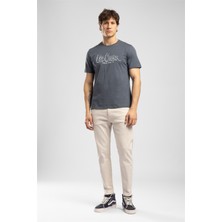 Lee Cooper LONCE Erkek Slim Tapered Fit Pantolon Beyaz