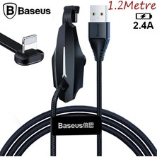 Maxdora Baseus Colorful Suction iPhone Oyuncu USB Şarj Kablosu 2.4A 1.2M-(5775) - MX002U-7J07T9