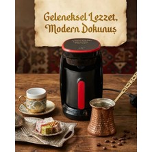 Serac Collection Türk Kahvesi Makinesi Otomatik Kapanma ve Taşma Emniyetli 4 Fincan Kapasiteli - SA002G-6ERDX9