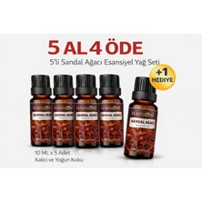 Harmoni Sandal Ağacı Esansiyel Uçucu Koku 10ML Difüzör Esansı Buhurdanlık Yağı ve Oda Kokusu  5AL 4öde