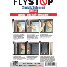 Bulut Pencere Sineklik Sinek Tülü Böcek Tutucu 150X100 cm 5 Metre Çift Taraflı Bant Puntalı