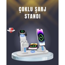 My Best Store iPhone Airpods ve Akıllı Saat Uyumlu Çoklu Şarj Cihazı - MY002R-7AVOI5