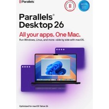 Parallels Desktop 26 Pro Edition - 1 Mac Süresiz Ömür Boyu Resmi Site Kodu (Resmi Ürün)