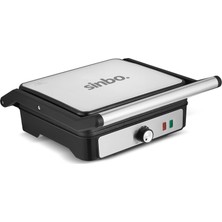 Delixa SSM-2590 Inox Izgara Tost Makinesi, 2000 W, 180° Açılabilir Gövde, Alüminyum Plaka, 6 Dilim Kapasite