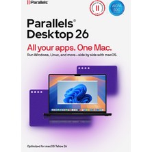 Parallels Desktop 26 Standard Edition - 1 Mac 1 Yıl Resmi Site Kodu (Resmi Ürün)