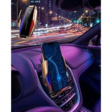 Serac Collection Otomatik Sensörlü Araç Telefon Tutucu Kablosuz Şarj Özellikli 360 Derece Döner - SA002G-6EUBQ