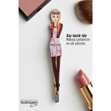 İlkyaz Fashion Profesyonel Eğimli Uçlu Stil Ikonu Paslanmaz Çelik Kaş Cımbızı Solingen Professional 722861