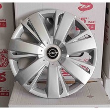 Yk Opel Corsa / Astra / Vectra / Meriva Uyumlu 14 Inç Jant Kapağı 4'lü Takım Amblem Hediyeli