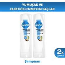 Elidor Saç Bakım Kremi Hindistan Cevizi Yumuşaklığı 350 ml X2