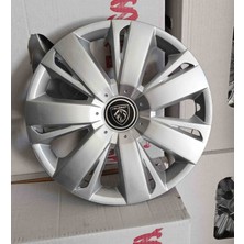 Yk Peugeot 206 / 208 / 301 / 306 / 306 / Partner / Bipper 14 Inç Uyumlu Jant Kapağı 4'lü Takım Amblem Hediyeli