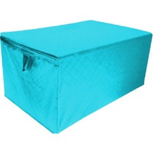 Divanev 3 Adet Extra Telalı Kaliteli Hurc 30X22X18 Cm ölçüde Mavi Hurç