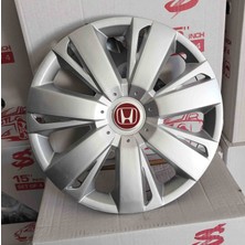 Yk Honda Civic / City / Jazz 14 Inç Uyumlu Jant Kapağı 4'lü Takım Amblem Hediyeli