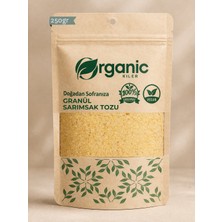 Organic Kiler Granül Sarımsak Tozu 250 gr - %100 Doğal ve Katkısız Sarımsak Kurusu