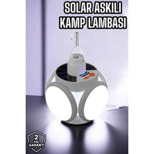 Tgzm Güneş Enerjili Solar Aydınlatma Kamp Çadır Lambası Şarjlı Ampül LED Şarjl? - TG0012-2QD15