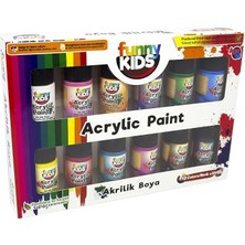 Kids Akrilik Boya 12 Renk x 20 ml Set