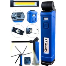 TeknoKapsül Arm ESEN173-A 1000 Lümen Mıknatıslı Döner Başlıklı Şarjlı Tamirci Feneri