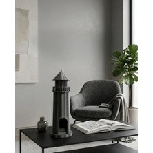 Serac Collection 3D Siyah Deniz Feneri Dekoratif Obje Modern Ev ve Ofis Aksesuarı - SA002G-6ERE30