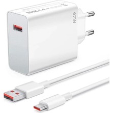 TKÇ  67W Hızlı Şarj Adaptörü USB To Type-C – Pd Destekli, Akıllı Hızlı Şarj Başlığı, Gü
