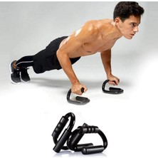 Delixa S Şekli Push Standı Alüminyum Şınav Aleti Aracı Fitness Göğüs Egzersiz Ekipmanları