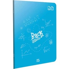 Gıpta Back Defter Tel Dikiş Plastik Kapak A5 60 Yaprak Kareli