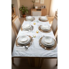 Bernardo Lotus 24 Parça Porselen Yemek Takımı