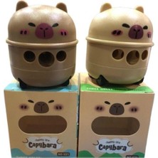 TMN Three Holes Capybara Tekerlekli Kalemtraş Not-12 -1 Adet
