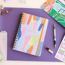 Delixa A5 Spiralli Süresiz Planlayıcı Ajanda Motivasyon Sayfalı