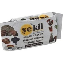 Buket Bayrakçılık Şekil Seramik Hamuru Beyaz 250 gr