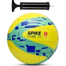 Delixa Voleybol Topu 5 Numrara Yumuşak Dokulu Touch 270 Gr. VT-800 Trick Pompa Hediyeli Semi- Iç-Dış Mekan