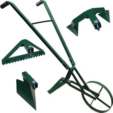 Delixa Üç'lü Full El Çapa Makinesi Çapalama Arabası Ot Yolma Sökme Karık Açma Çapamatik Bahçe Seti