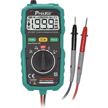 Pro's Kit Ten,proskit MT-1508 Dijital Multimetre Profesyonel Elektronik Ölçüm Cihazı ,cep Tipi Otomatik Multimetre