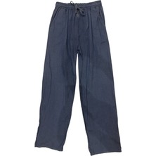 Phuti Italyan Keten Boru Paça Pantolon