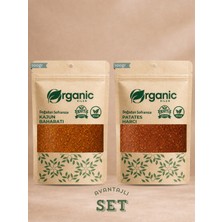 Organic Kiler Patates ve Tavuk Baharatı Seti 2'li - Kajun Baharatı + Patates Harcı 2 x 100GR