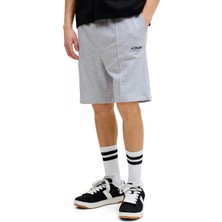 Jack & Jones Jpstkane Soho Sweat Short A Grı Mel Erkek Şort