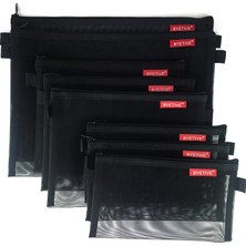 Delixa Byetıve 8 Adet Naylon Çantası, Şeffaf Makyaj Filesi, Seyahat Çantası, File Kumaştan, Kişisel Bakım Ç