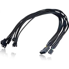 4354 Flexa P5 5 Port Çıkışlı Pwm Fan Çoklayıcı Çoğaltıcı 4 2 Pin Splitter Kablosu