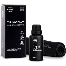 Trimcoat Araç Plastik Yenileme ve Koruma Için Nano Seramik Kaplama-30 Ml-Plastik Onarıcı