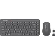 Tech FG3200 Air2 2.4ghz Kablosuz Q Türkçe Fn-Multimedya Klavye + 2000DPI Optik Mouse Mini Set (Sessiz Ultra Ince ve Uyku Engelle Modlu)