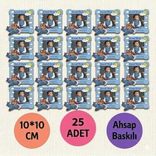 25 Adet Ahşap Magnet Tüm Özel Günler Için (Söz, Nişan, Sünnet, Bebek) Fotoğraflı Hediye Dağıtmalık