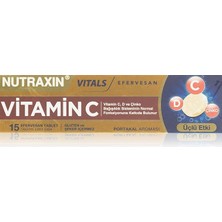 Vitamin C-D-Zinc 15 Efervesan Tablet Takviye Edici Gıda