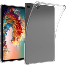 Galaxy Ile Uyumlu Tab A9 Kılıf Tablet Nitro Anti Shock Silikon Kapak, Renksiz