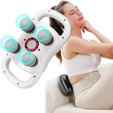 Delixa Masaj Aleti Güçlü Motorlu Bel Sırt Kas Masaj Tabancası Kol Bacak Masajı 30W Type-C Şarj Girişli 4 Ma