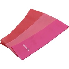 3 'lü Pilates Bandı 120 cm x 7,5 cm Egzersiz Direnç Lastiği