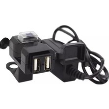 USB Şarj Çift Port 12V Su Geçirmez