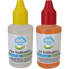 Suyu Test Kiti Yedek Sıvısı Klor ve Phenol (Pool Water Test Kits Liquid Cı And Ph)