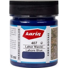 Ebru Boyası 105ML - Lahor Mavisi 407