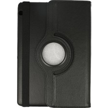 Bucuks Huawei Mediapad T3 10 / 9.6 Kılıf 360 Tablet Deri Kılıf - Siyah
